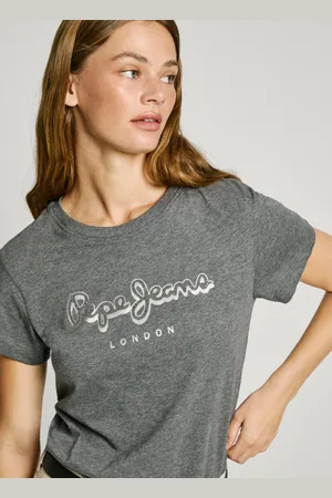 Pepe Jeans T-shirt con logo in strass regular