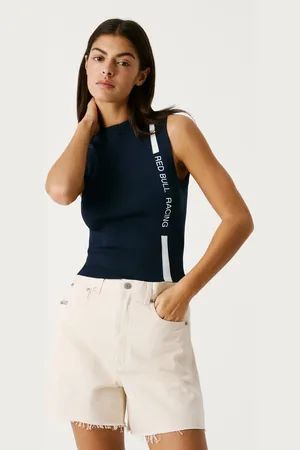 Pepe Jeans Gilè in maglia con laccetti laterali