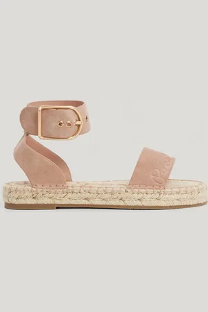 Pepe Jeans Sandali in juta con dettagli in camoscio