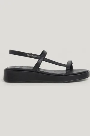 Pepe Jeans Sandali in pelle con chiusura in velcro