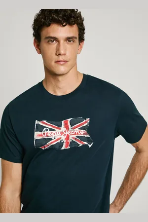 Pepe Jeans T-shirt regular con logo union jack