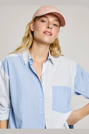 Pepe Jeans Camicia in popeline a righe oversize