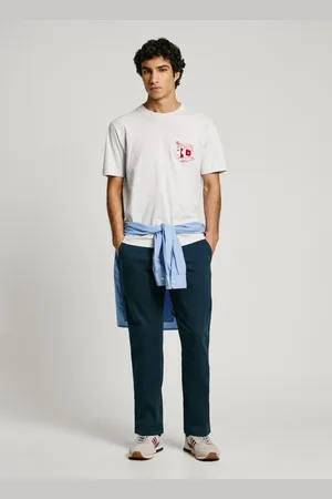 Pepe Jeans Pantalone chino in tessuto elastico