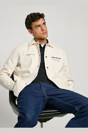 Pepe Jeans Overshirt regular fit con logo ricamato