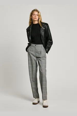 Pepe Jeans Pantalone dritto pied de poule