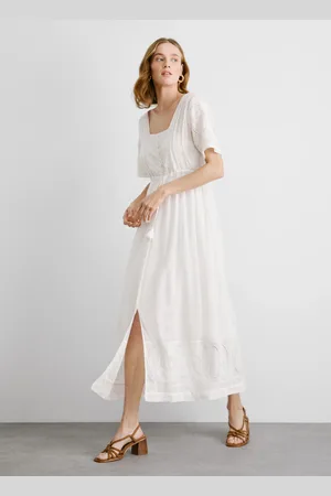 Pepe Jeans Abito longuette con dettagli ricamati