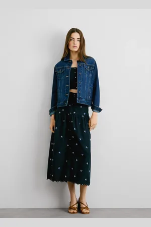 Pepe Jeans Gonna longuette in popeline