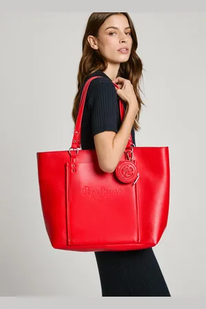 Pepe Jeans Borsa tote in similpelle con logo
