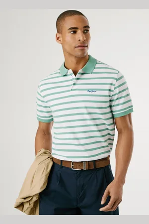 Pepe Jeans Polo in piqué rigato slim fit