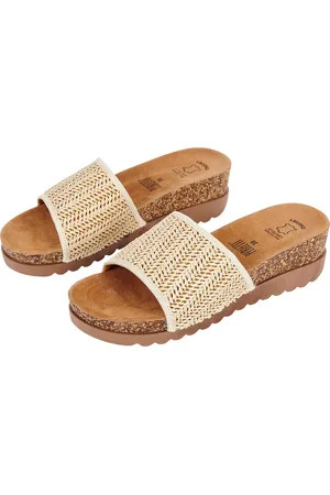PERLETTI Zeppe con Fascia in Raffia