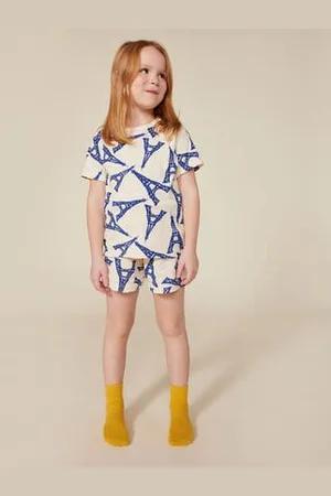 Petit Bateau Pigiama corto bambino unisex in cotone