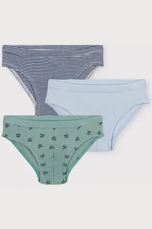 Petit Bateau Set di 3 slip in cotone bambino