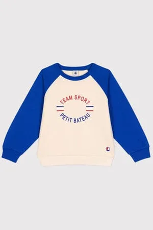 Petit Bateau Maglia in tessuto felpato bambino