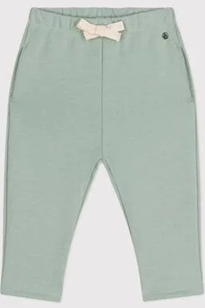 Petit Bateau Pantaloni in tessuto felpato per bebè