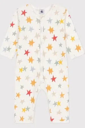 Petit Bateau Pigiama senza piedini in cotone con stampa neonato