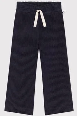 Petit Bateau Pantaloni ampi in velluto sottile bambina
