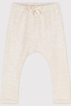 Petit Bateau Pantaloni in jersey spesso per neonati