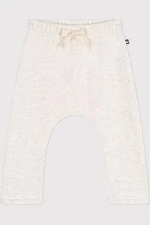 Petit Bateau Pantaloni bebè in tessuto felpato morbido e caldo