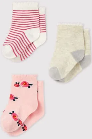Petit Bateau Confezione da 3 paia di calzini bebè