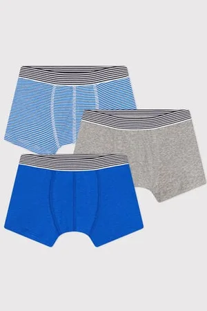 Petit Bateau Confezione da 3 boxer in cotone bambino