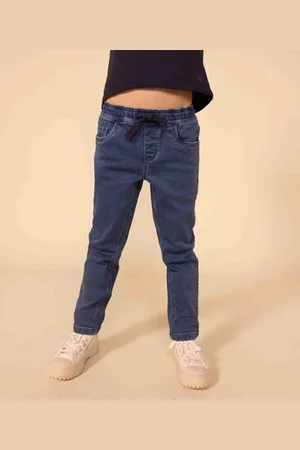 Petit Bateau Pantalone regular bambino in denim