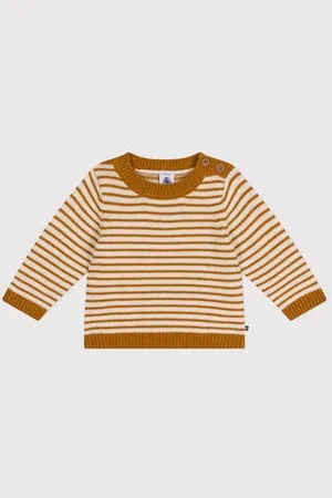 Petit Bateau Pullover in maglia di lana e cotone neonato