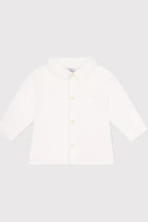 Petit Bateau Camicia in popeline neonato