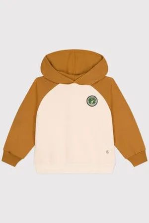 Petit Bateau Maglia con cappuccio in tessuto felpato bambino