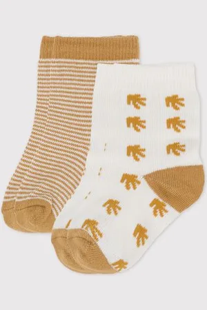 Petit Bateau Confezione da 2 paia di calzini bebè