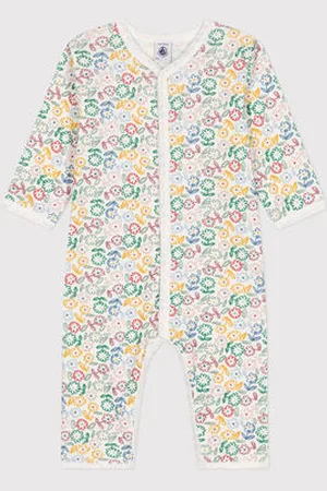 Petit Bateau Pigiama bebè senza piedini in cotone stampato neonato