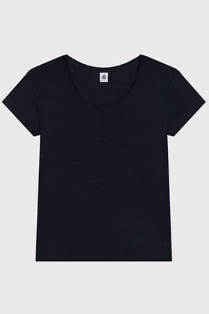 Petit Bateau T-shirt Le Droit girocollo in lino donna
