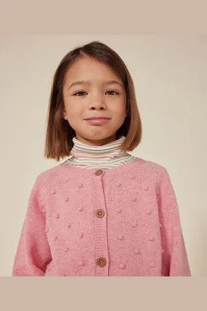 Petit Bateau Cardigan in maglia con lana bambina