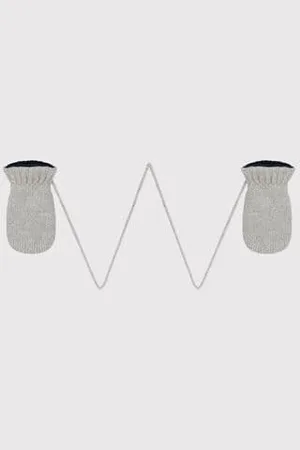 Petit Bateau Muffole in maglia foderata in pile neonato