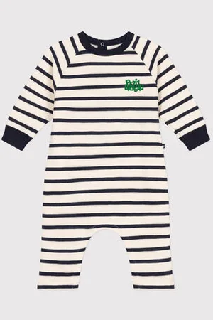 Petit Bateau Tutina lunga in tessuto felpato neonato