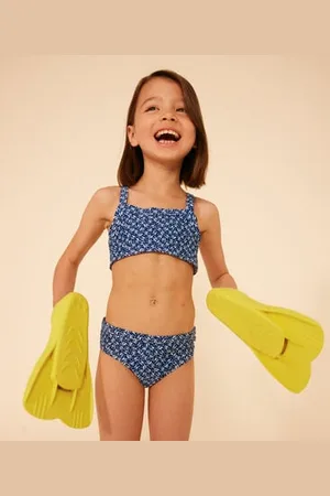 Petit Bateau Costume da bagno bikini con stampa bambina