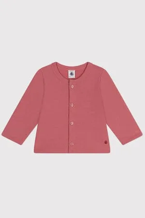 Petit Bateau Cardigan in tessuto felpato per bebè