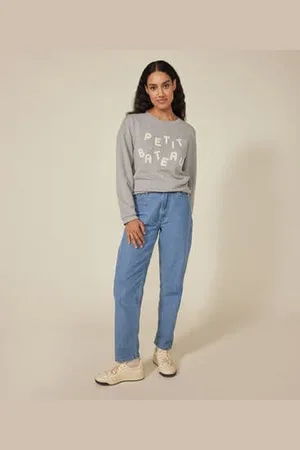 Petit Bateau Maglia in tessuto felpato donna