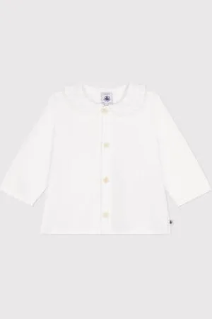 Petit Bateau Blusa in piqué di cotone neonato