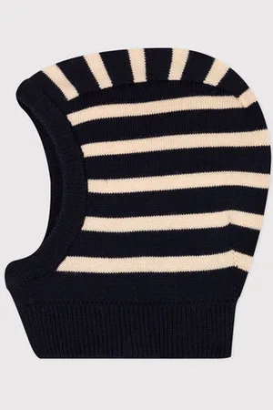 Petit Bateau Passamontagna a righe bebè