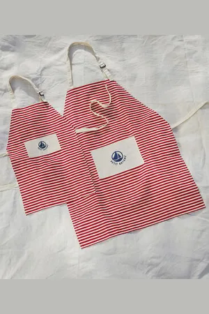 Petit Bateau Set di grembiuli in 100% cotone bio