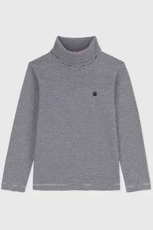 Petit Bateau Dolcevita a righe in cotone bambino unisex