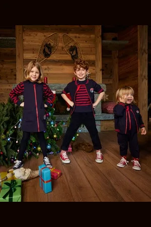Petit Bateau Abito smanicato in cotone bambina