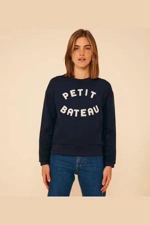 Petit Bateau Maglia in tessuto felpato donna