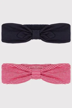 Petit Bateau Confezione da 2 fasce bebè in cotone