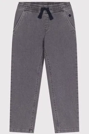Petit Bateau Pantalone bambino in denim taglio regular