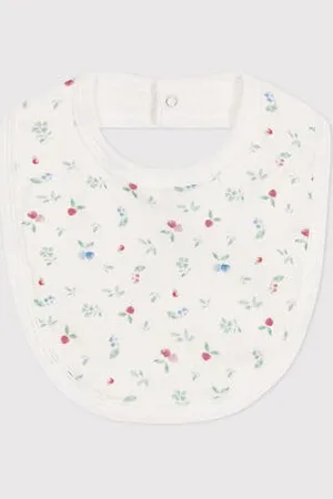 Petit Bateau Bavaglino nascita in cotone con stampa