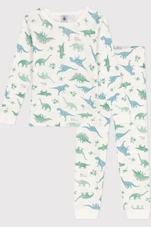 Petit Bateau Pigiama per bambini molto aderente in cotone stampato