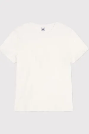 Petit Bateau T-shirt donna Le Droit in cotone tinta unita