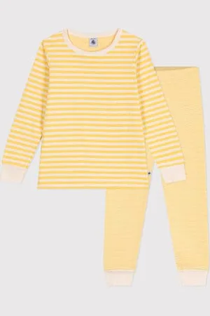 Petit Bateau Pigiama in tubique a righe bambino