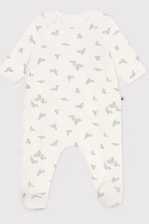 Petit Bateau Pigiama in cotone con foche neonato